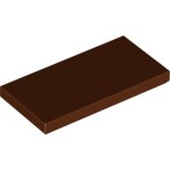 [New] Tile 2 x 4, Reddish Brown. /Lego. Parts. 87079